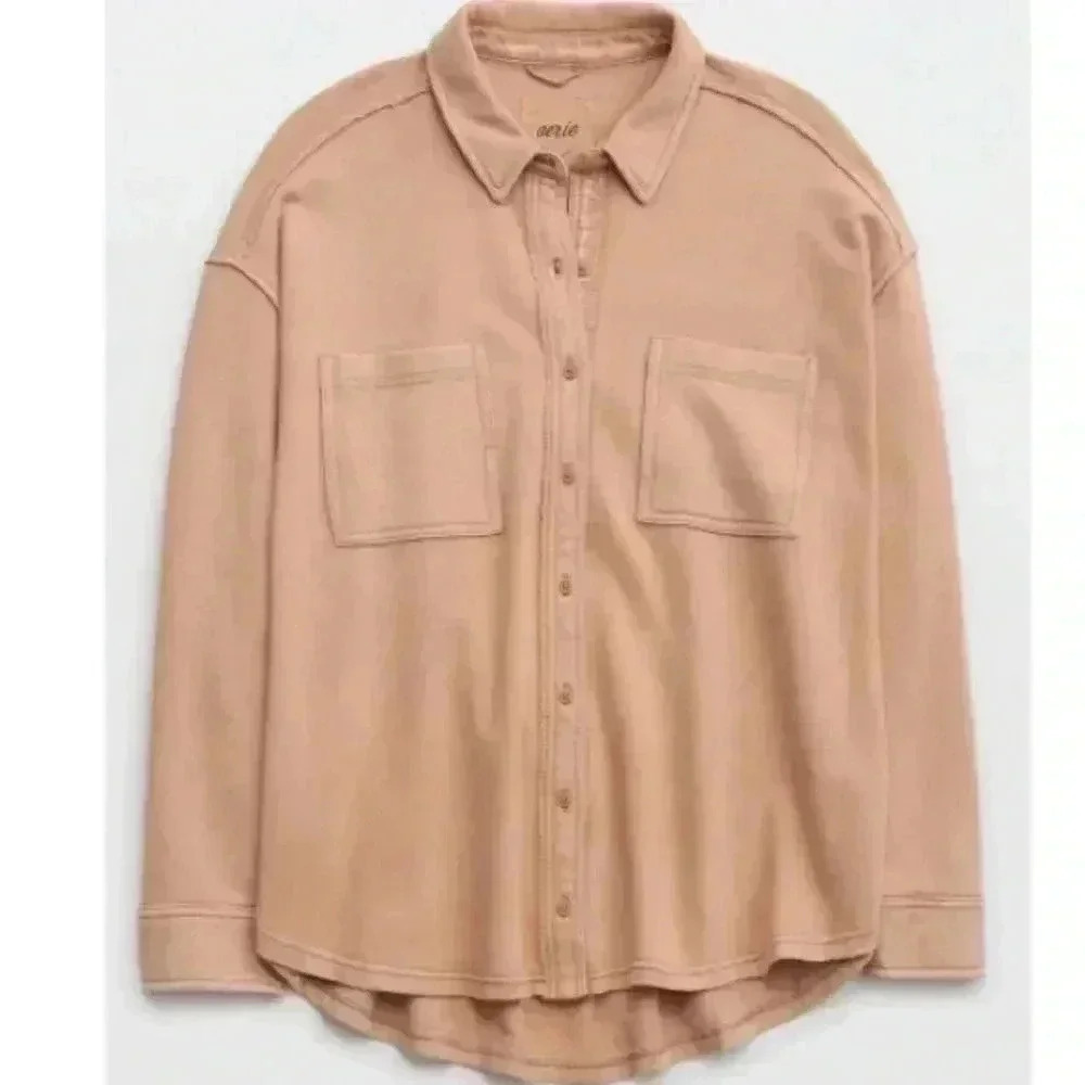 Aerie Lumberjane Fleece Shirt